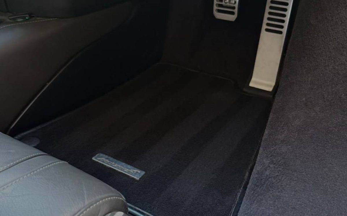 After detailing a McLaren 720S footwell